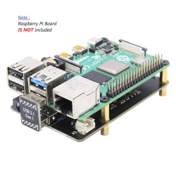 SUPTRONICS X862 USB3.0 to M.2 SATA NGFF SSD Shield for Raspberry Pi 4
